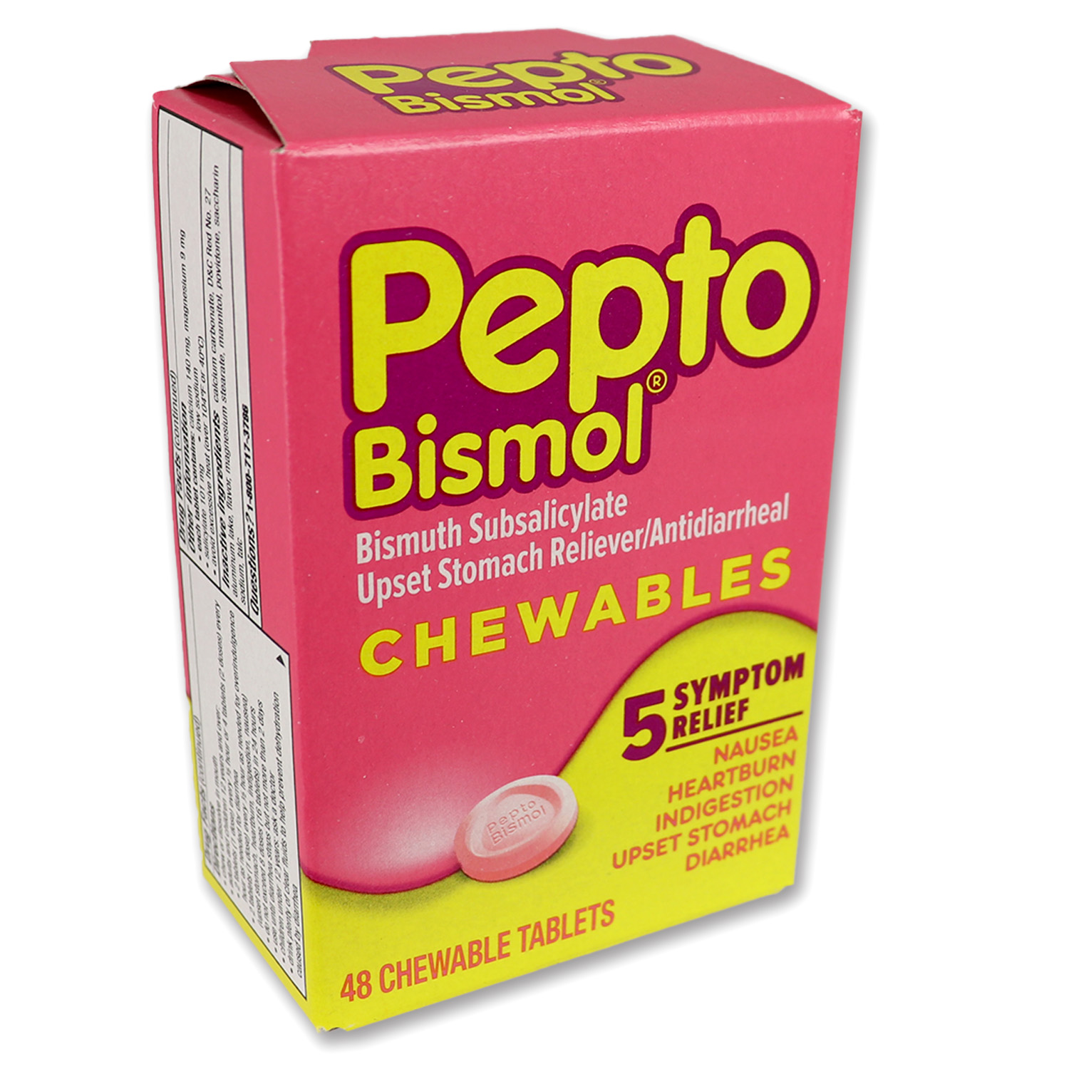Pepto Bismol - M4043 - 48 1-Packs - 48 Tablets Per Dispenser Box - Image 2